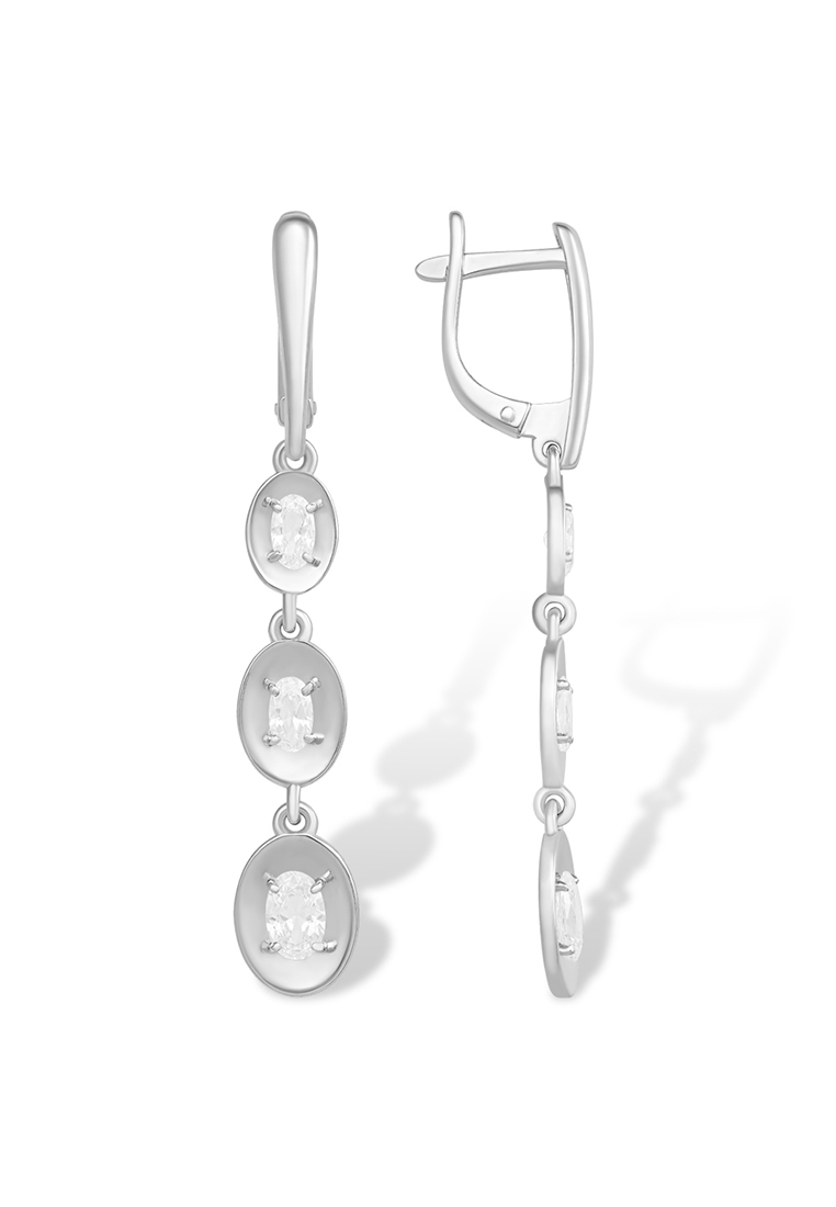 

Серьги из серебра с фианитом Kari Jewelry 12100110314-501, 12100110314-501