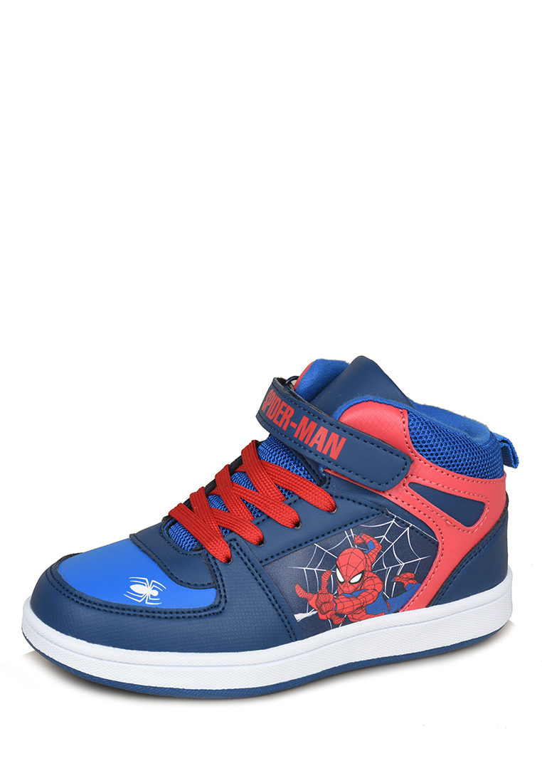 фото Ботинки spider-man 131148 цв. темно-синий, красный р. 25