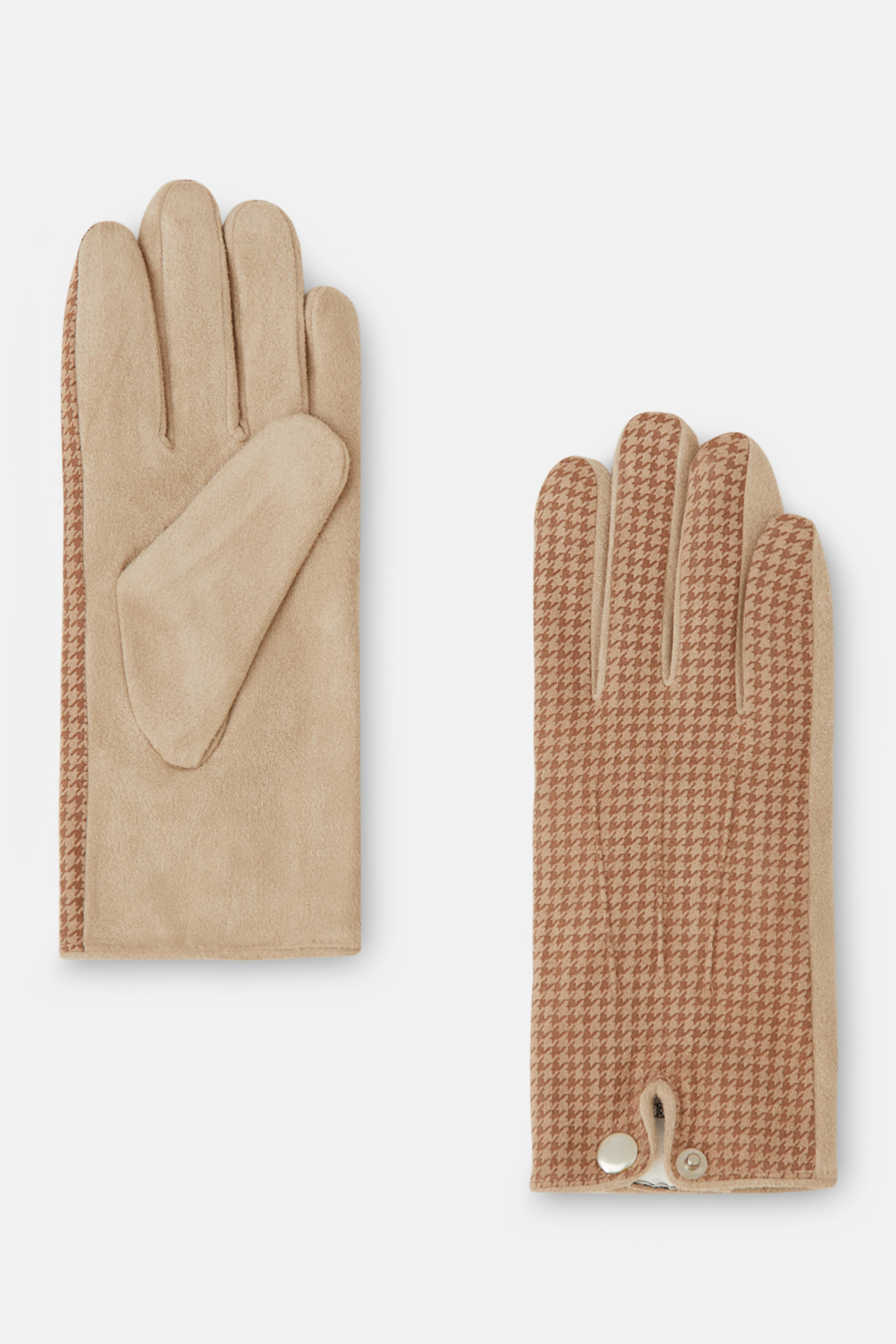 

Перчатки женские Finn-Flare FAC11320 бежевые, р. 7, FAC11320