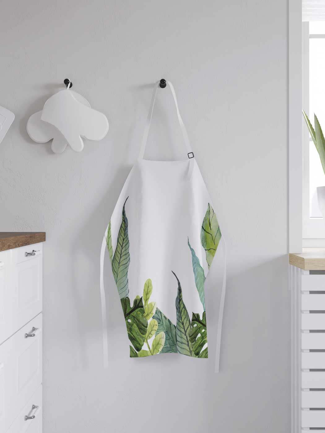 

Фартук женский для готовки JoyArty "Тропическое разнообразие", универсальный размер, Коричневый