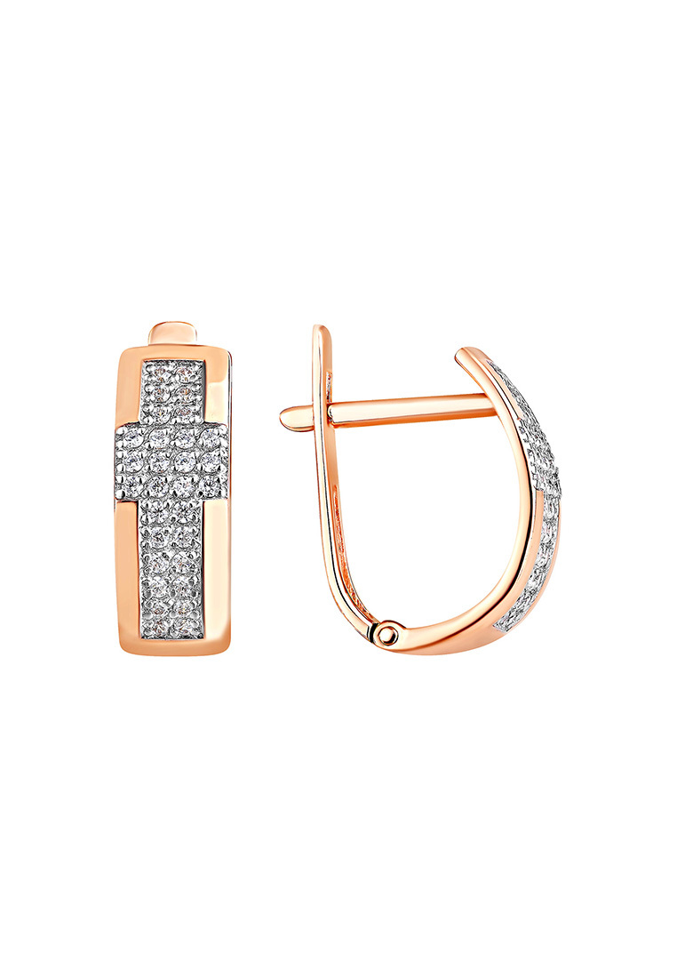 

Серьги из желтого золота с фианитом Kari Jewelry СЛ-402261, СЛ-402261