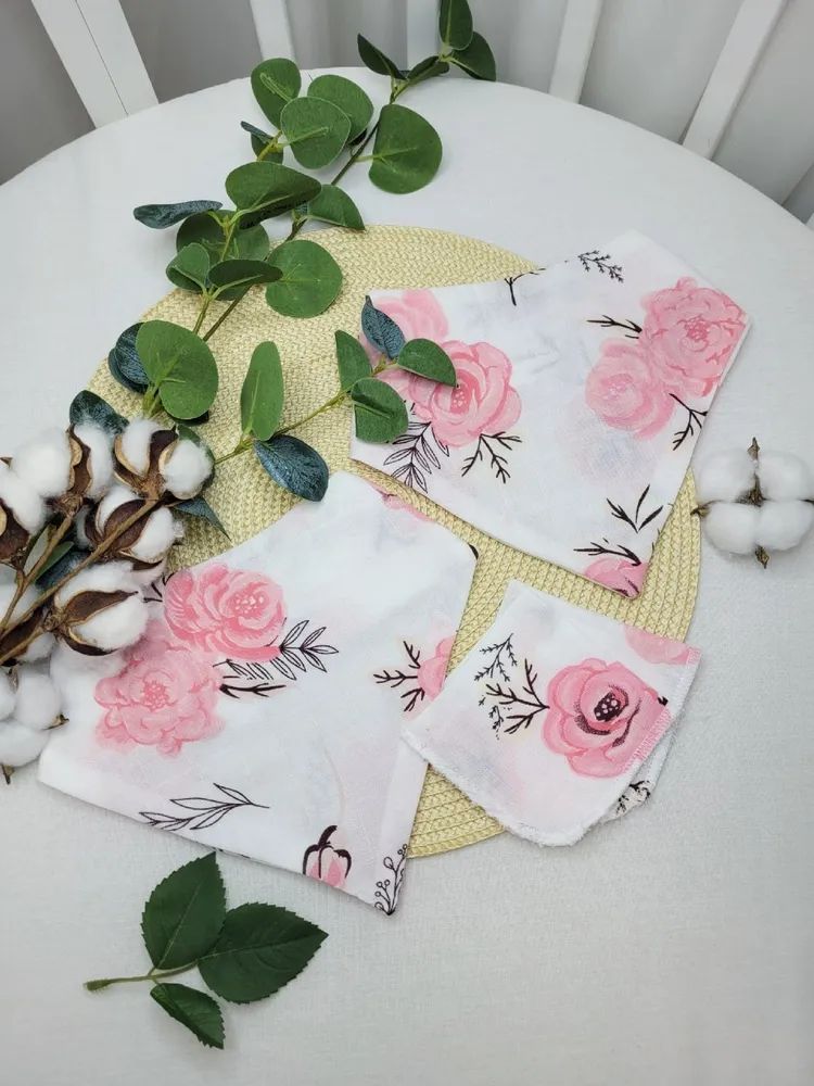 Нагрудники муслиновые 