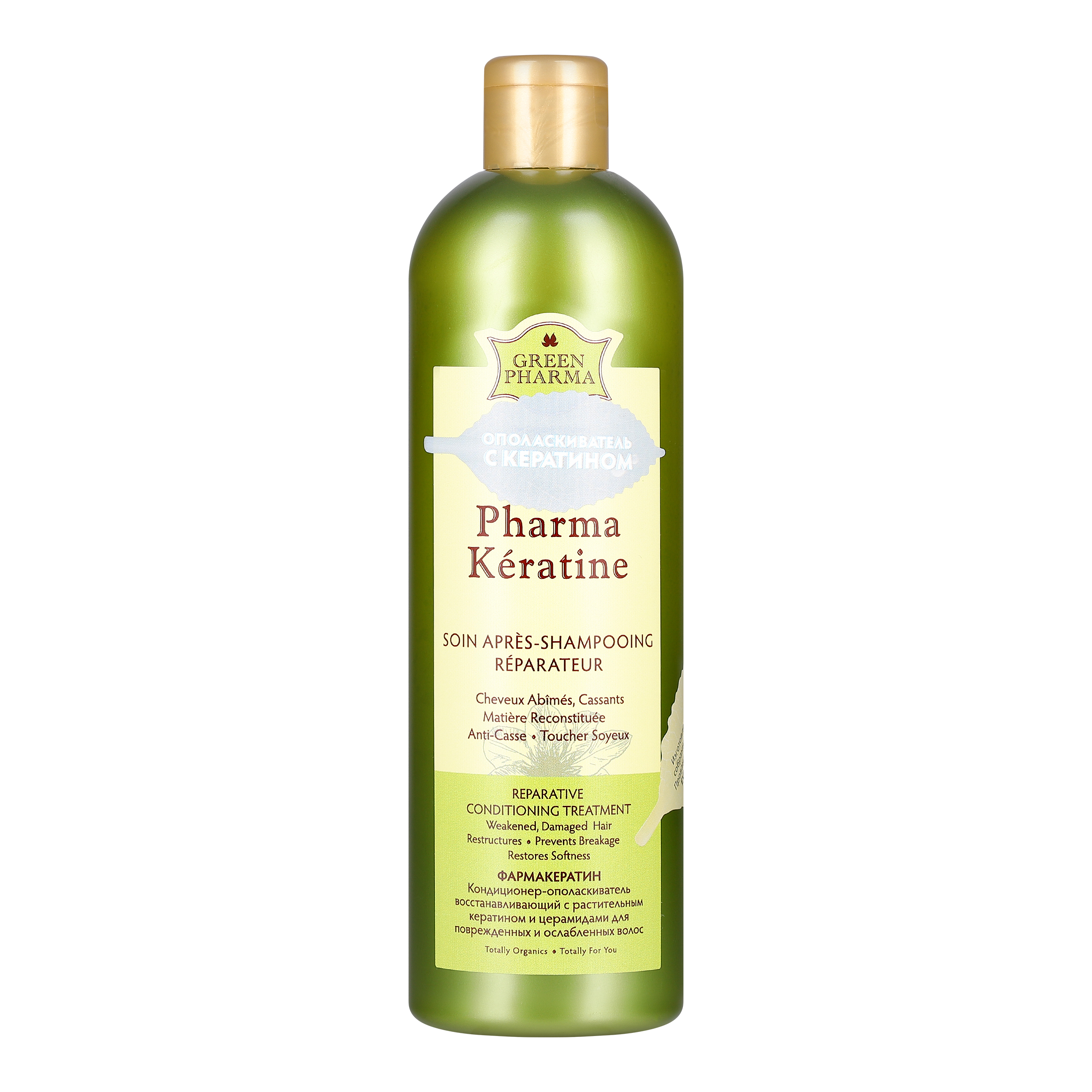 

Кондиционер Greenpharma с кератином 400 мл