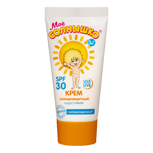 Крем Мое Солнышко SPF 30 для тела солнцезащитный 55 мл