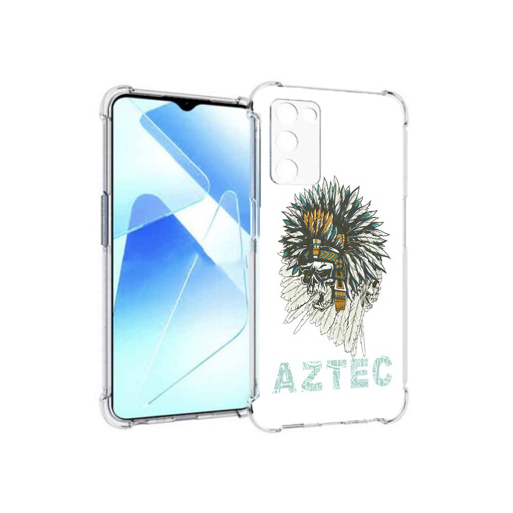 

Чехол MyPads Tocco для Infinix Zero X Pro скелет индеец, Прозрачный, Tocco