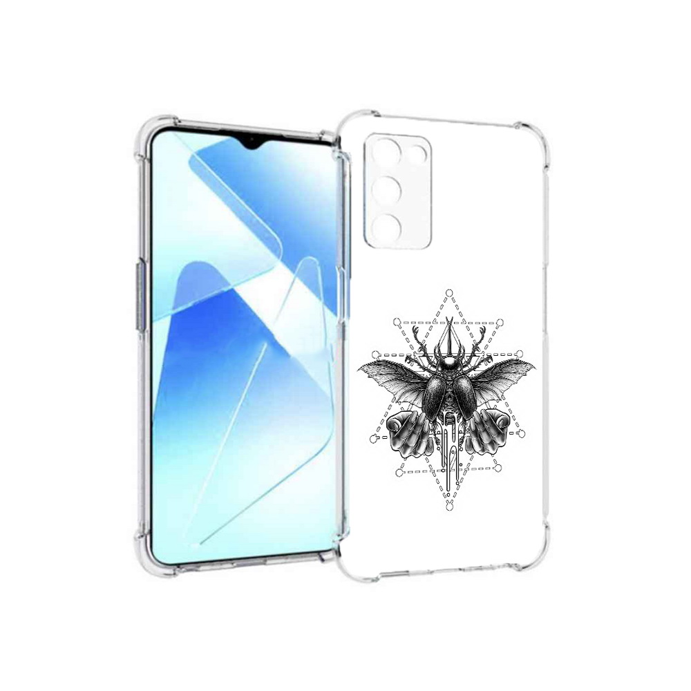 

Чехол MyPads Tocco для Infinix Zero X Pro скарабей, Прозрачный, Tocco