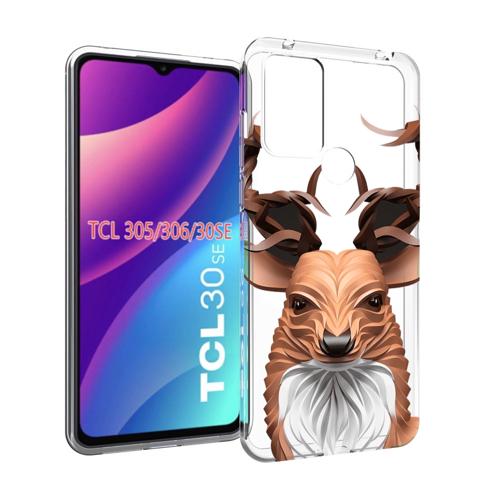 

Чехол MyPads 3D-олень для TCL 30SE/305/306/30E, Tocco