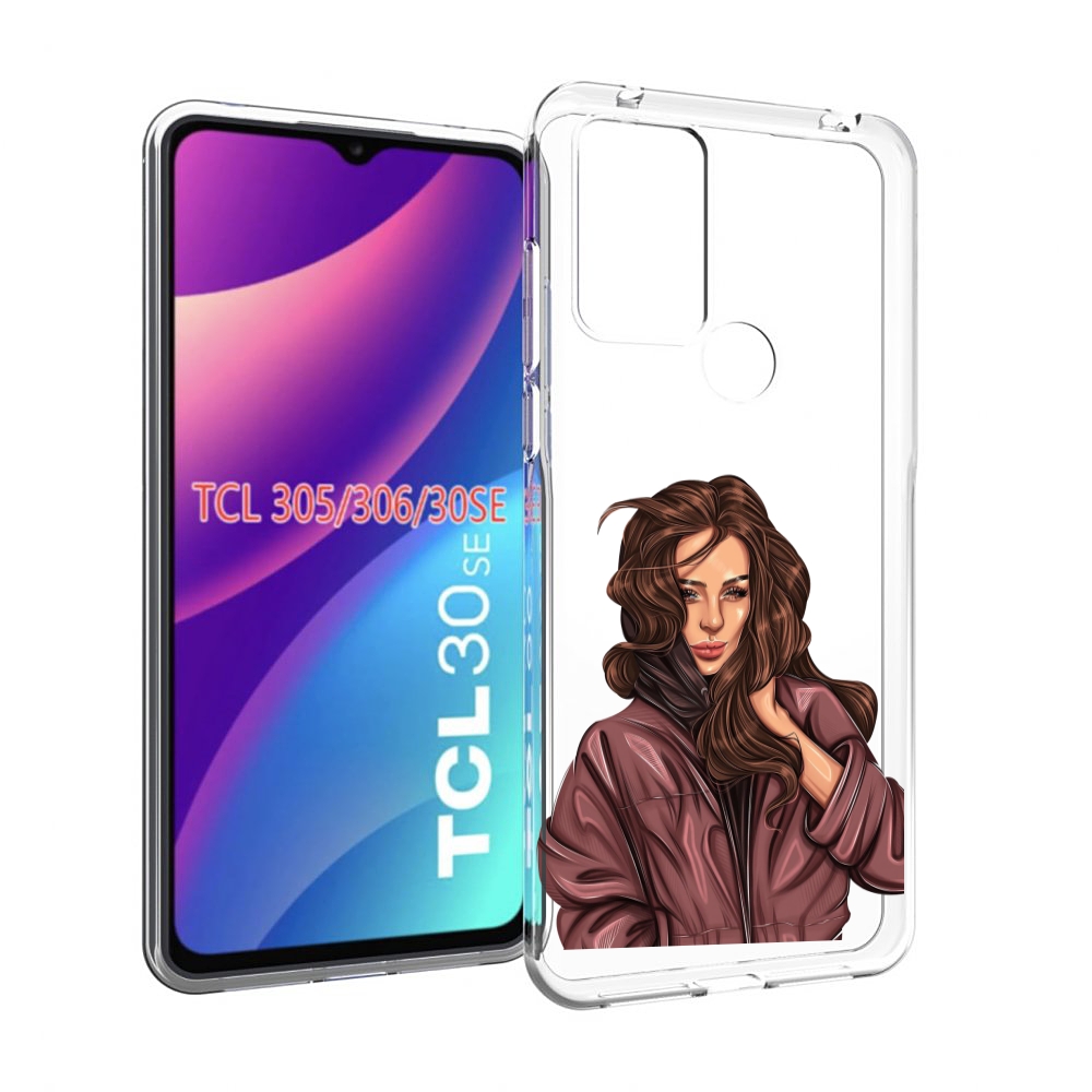 

Чехол MyPads Арт рисунок девушки для TCL 30SE/305/306/30E, Tocco
