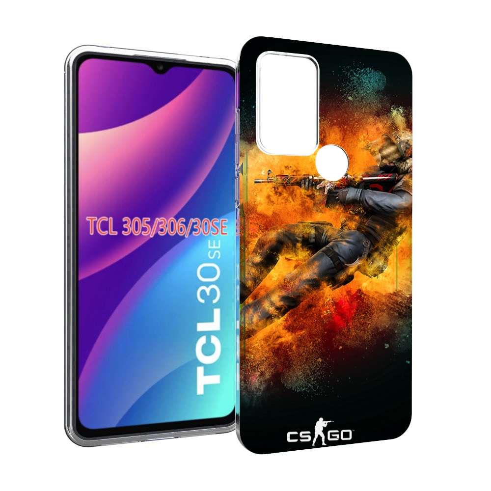 

Чехол MyPads CS-go Контр-террорист для TCL 30SE/305/306/30E, Tocco