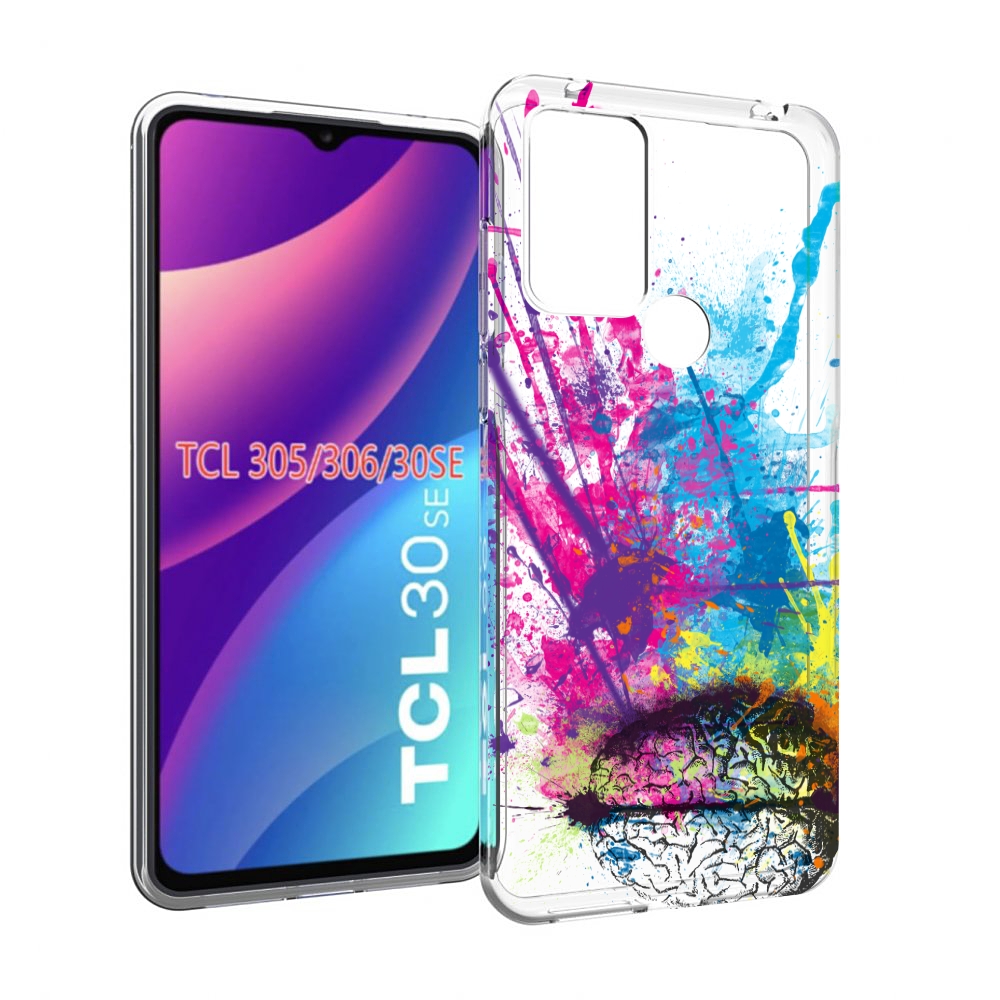 

Чехол MyPads яркий красочный мозг для TCL 30SE/305/306/30E, Tocco