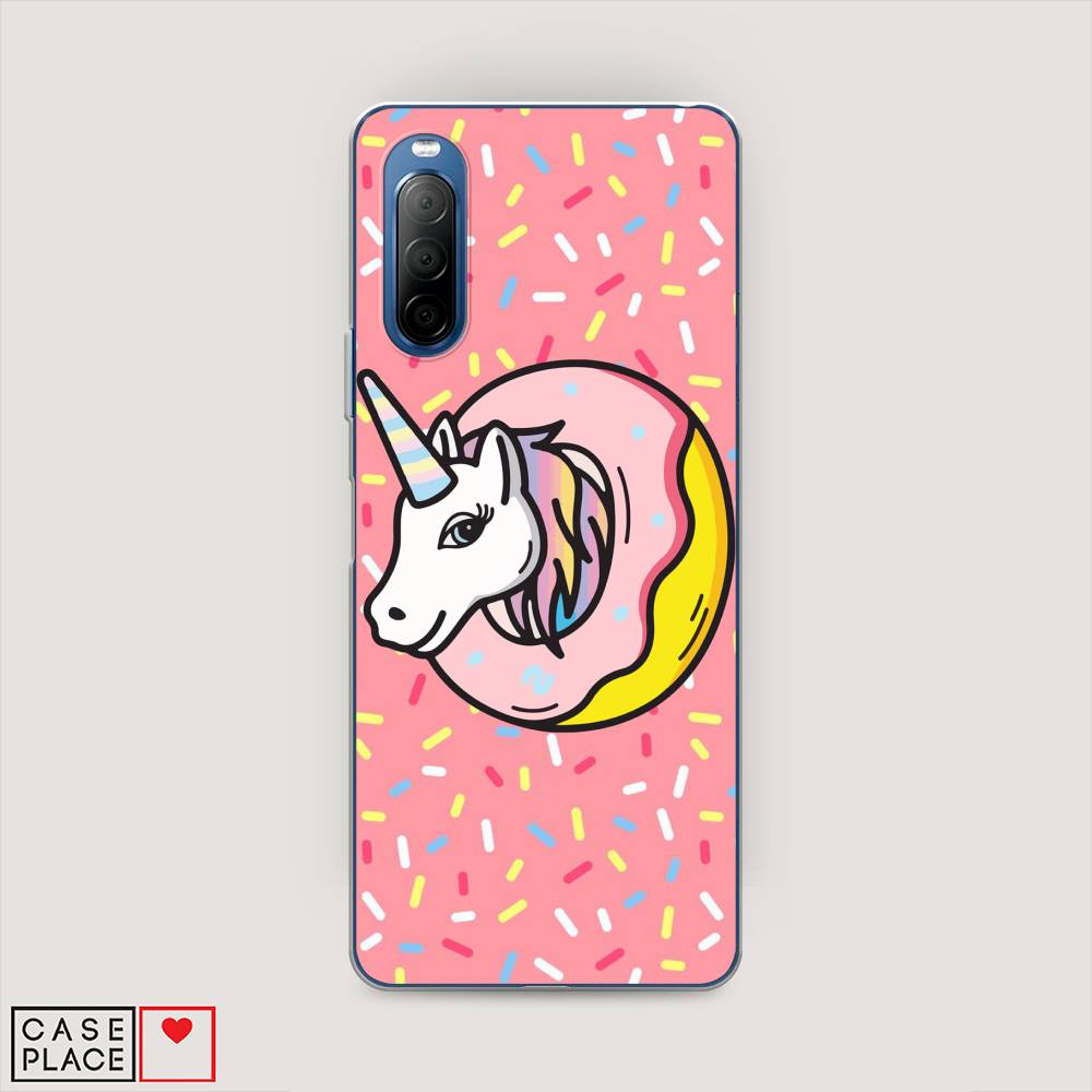 

Чехол Awog на Sony Xperia 10 II "Единорог в пончике", Разноцветный, 54650-2