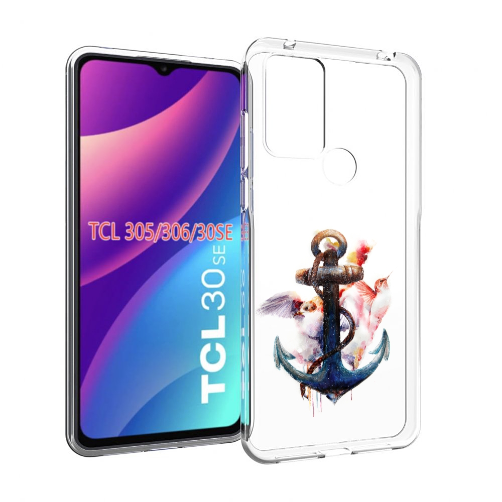 

Чехол MyPads якорь с птицами для TCL 30SE/305/306/30E, Tocco