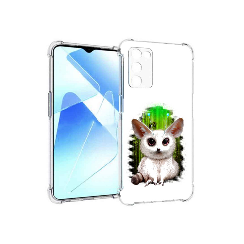 

Чехол MyPads Tocco для Infinix Zero X Pro пушистое животное, Прозрачный, Tocco