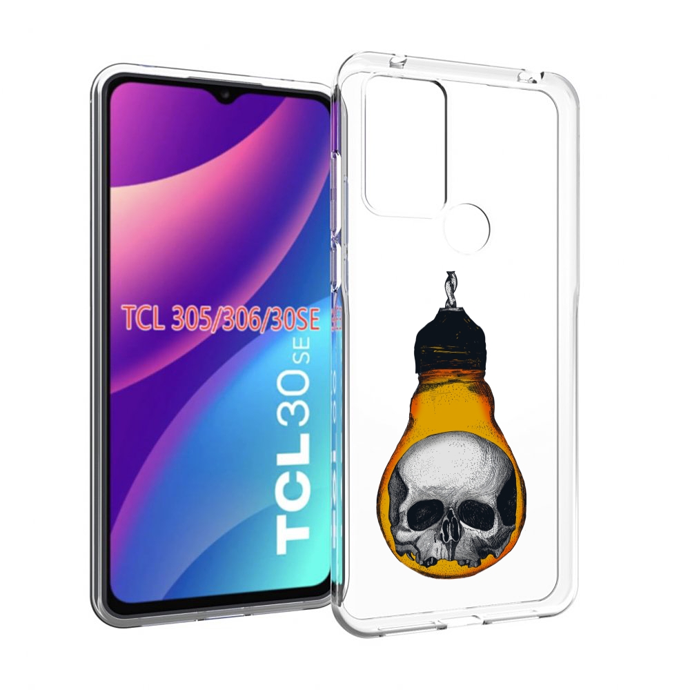 

Чехол MyPads череп в лампочке для TCL 30SE/305/306/30E, Tocco