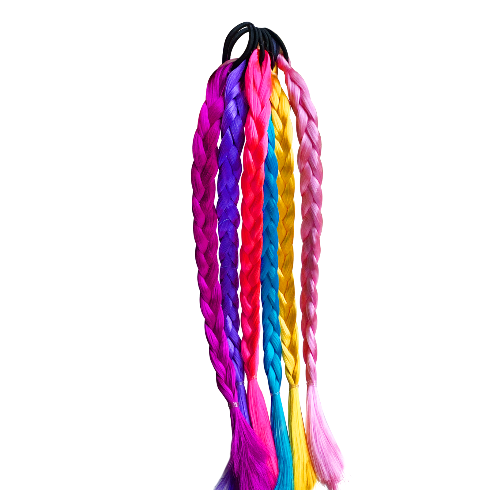 Детские аксессуары для волос Charites цветные косички В12 разноцветный