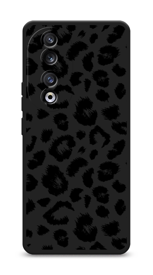 

Чехол Awog на Honor 90 Pro "Окрас леопарда фон", Черный, 6121552-1