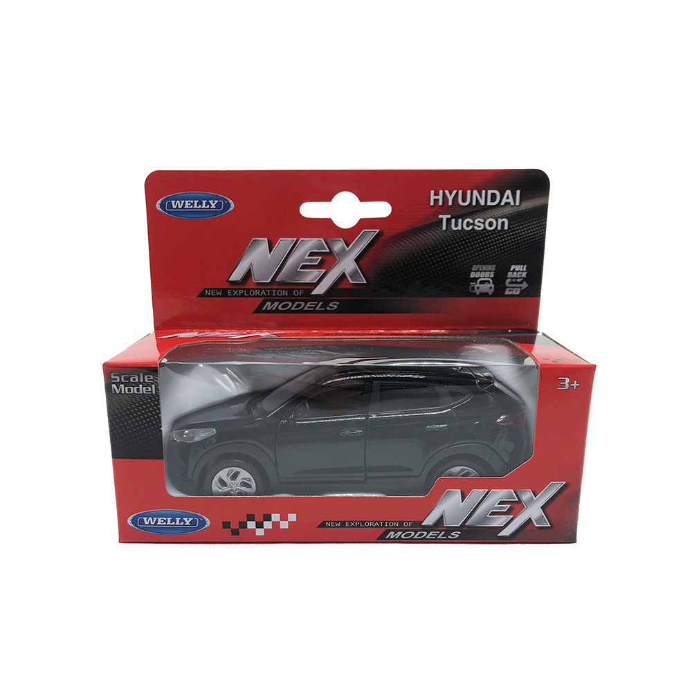 

Машинка Welly Hyundai Tucson черный 43718W, Hyundai Tucson 43718W