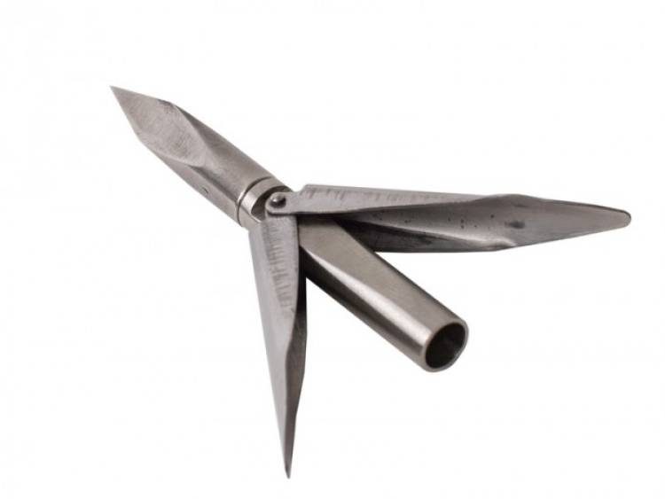 Наконечник Scorpena со скручивающимся бойком и трехгранной заточкой