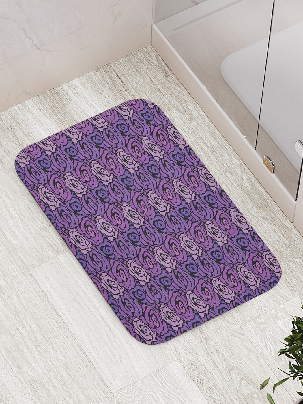 

Коврик противоскользящий для ванной, сауны, бассейна, 77х52 см bath_63431 JoyArty