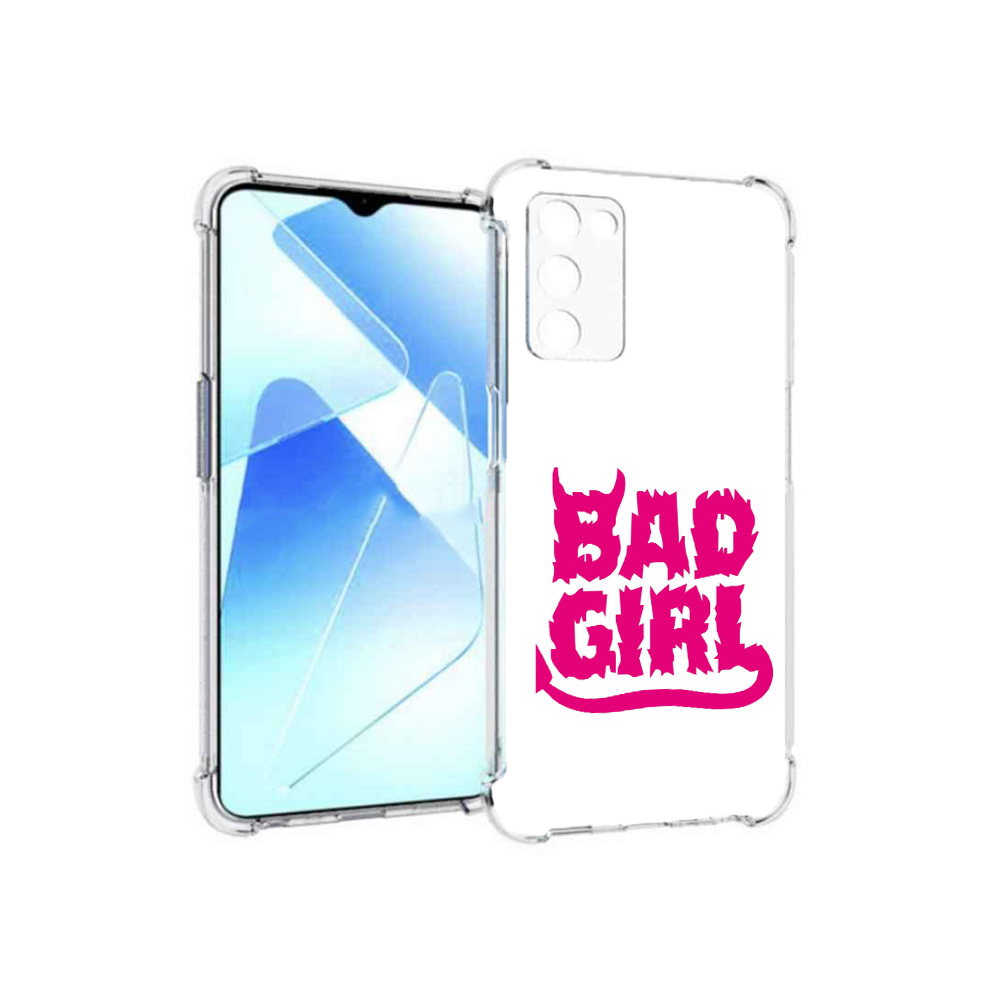 

Чехол MyPads Tocco для Infinix Zero X Pro плохая девочка, Прозрачный, Tocco