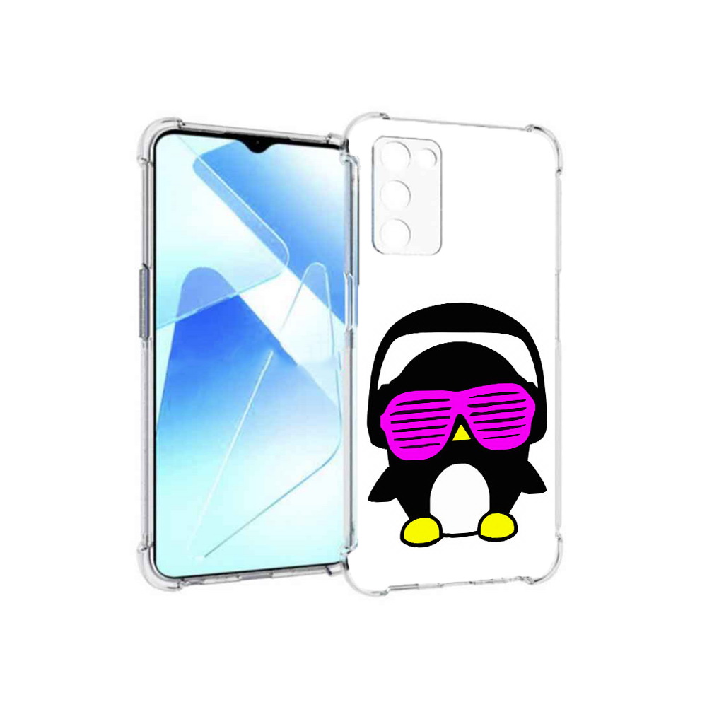 

Чехол MyPads Tocco для Infinix Zero X Pro пингвин, Прозрачный, Tocco