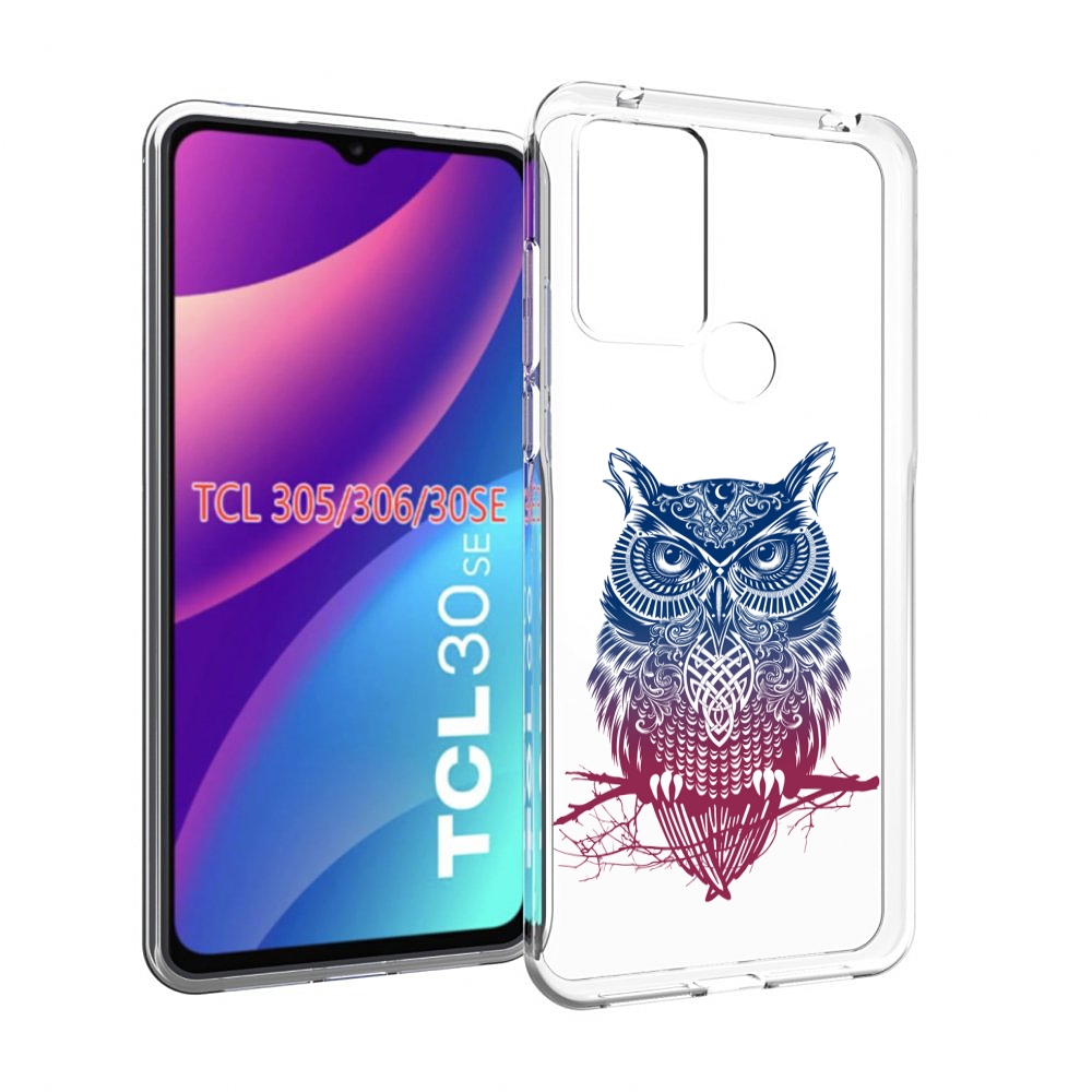 

Чехол MyPads хиппи сова для TCL 30SE/305/306/30E, Tocco