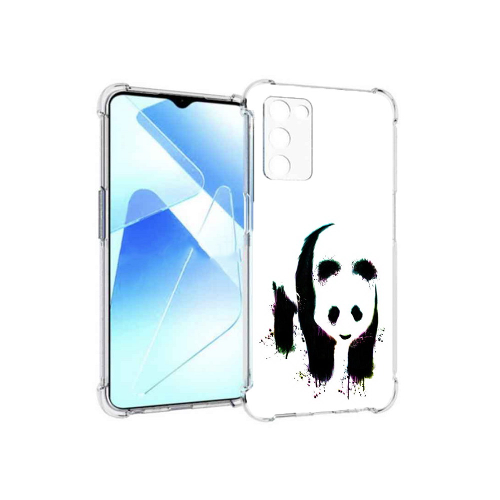 

Чехол MyPads Tocco для Infinix Zero X Pro панда в акварели, Прозрачный, Tocco