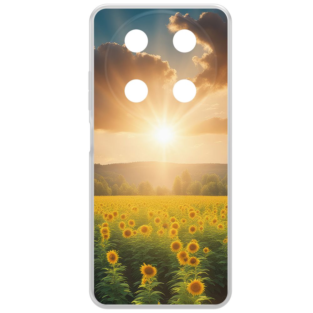 

Чехол-накладка Krutoff Clear Case Солнечно для ITEL RS4, Прозрачный