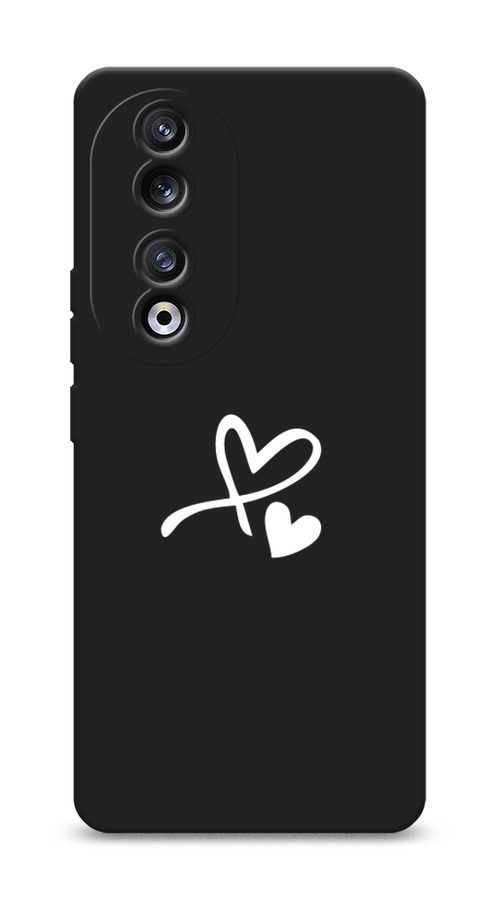 

Чехол Awog на Honor 90 Pro "Сердечко минимализм", Белый, 6121552-1