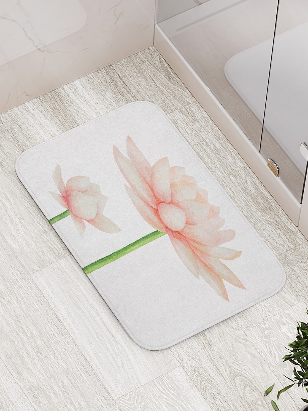 

Коврик противоскользящий для ванной, сауны, бассейна, 77х52 см bath_63286 JoyArty