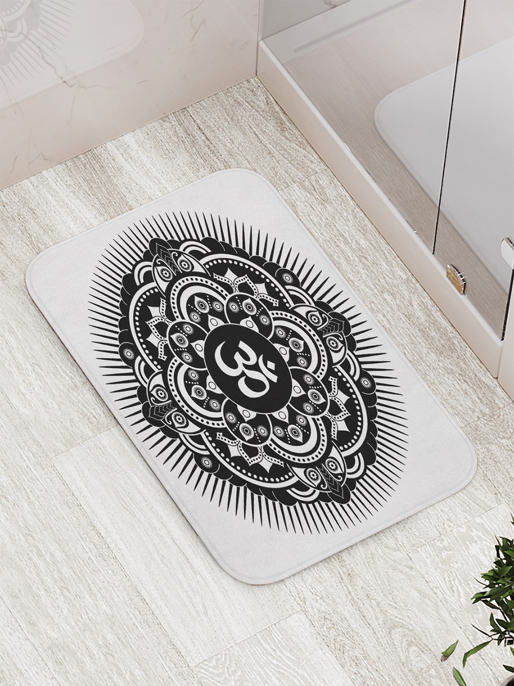 

Коврик противоскользящий для ванной, сауны, бассейна, 77х52 см bath_63272 JoyArty