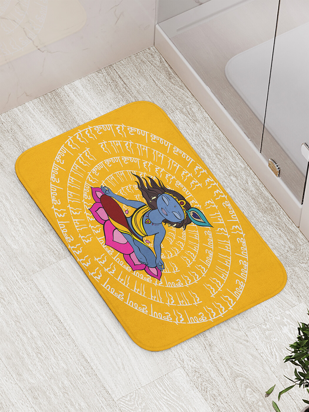 

Коврик противоскользящий для ванной, сауны, бассейна, 77х52 см bath_63271 JoyArty