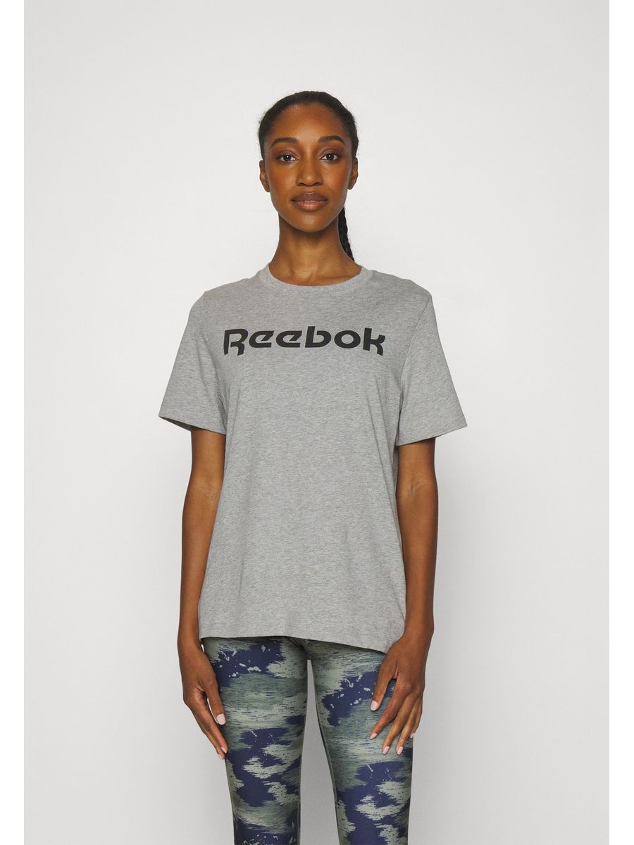 Футболка женская Reebok RE541D1T0 серая 30/32