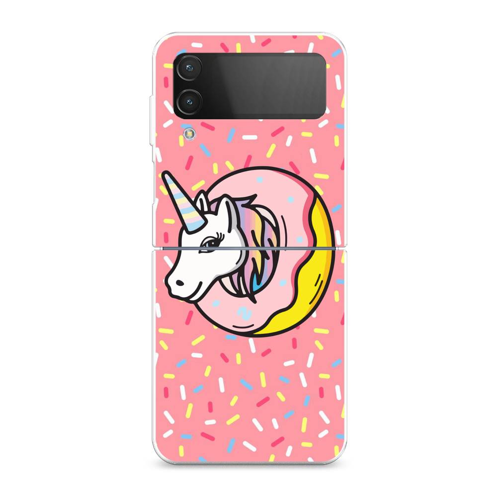 

Чехол Awog на Samsung Galaxy Z Flip 4 / Самсунг Z Flip 4 "Единорог в пончике", Разноцветный, 2106650-2
