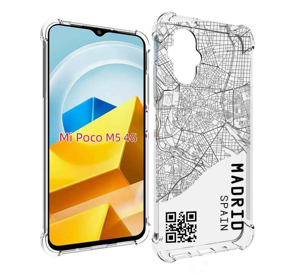 

Чехол MyPads Tocco для Xiaomi M5 схема-мадрид, Прозрачный, Tocco