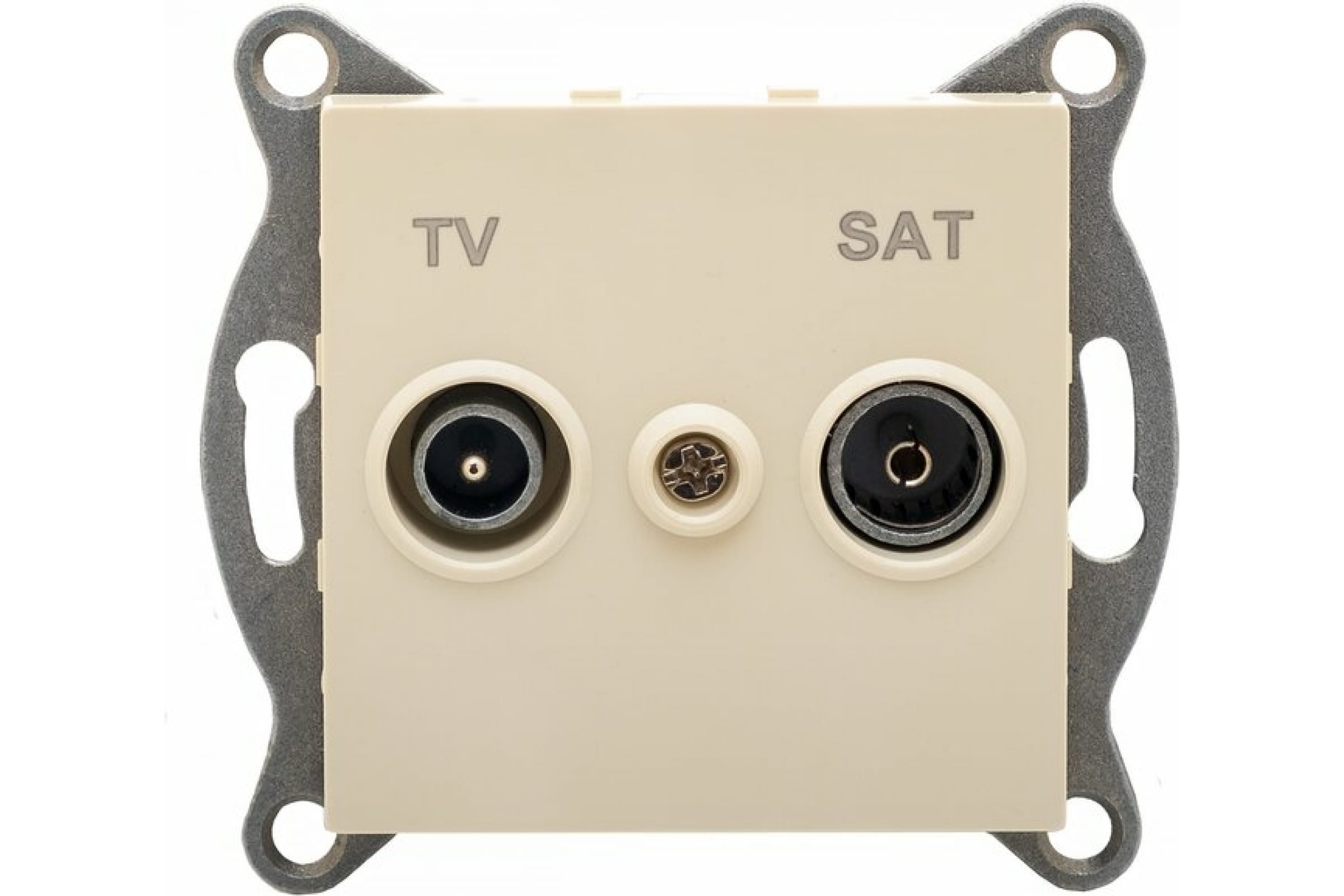 

С11ТS1-003 GUSI Ugra МЕХАНИЗМ розетки TV+ SAT, оконечной, скрытая установка. Цвет бежевый