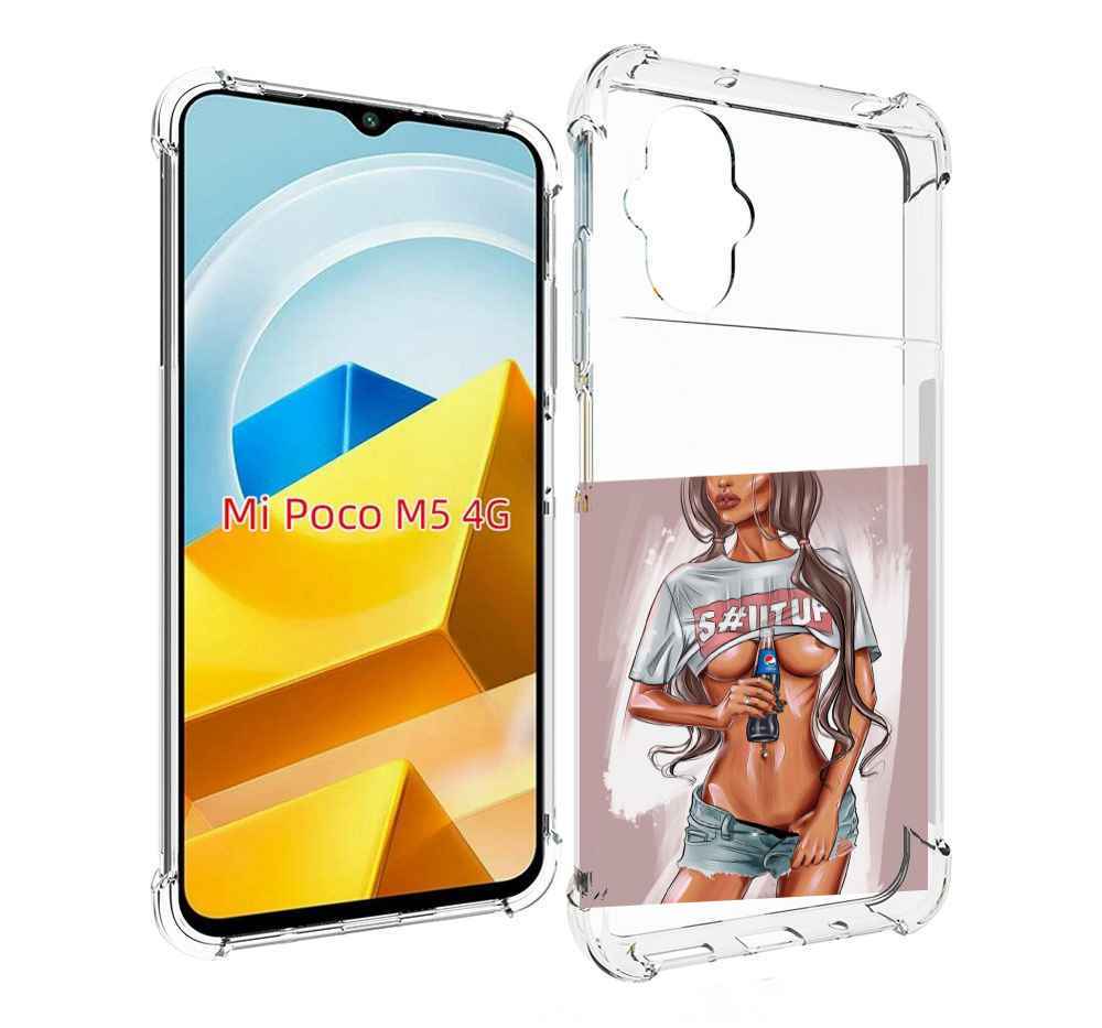 

Чехол MyPads Tocco для Xiaomi M5 стройная-девушка-с-пепси женский, Прозрачный, Tocco