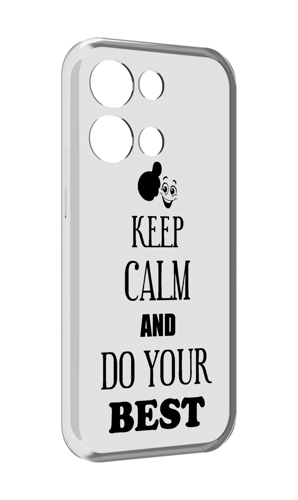 

Чехол MyPads keep-calm-and для OPPO Reno8 Pro, Прозрачный, Tocco