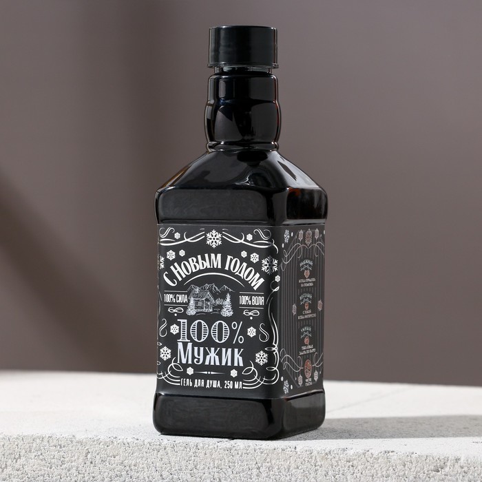 

Гель для душа Виски 100% Мужик, black, 250 мл