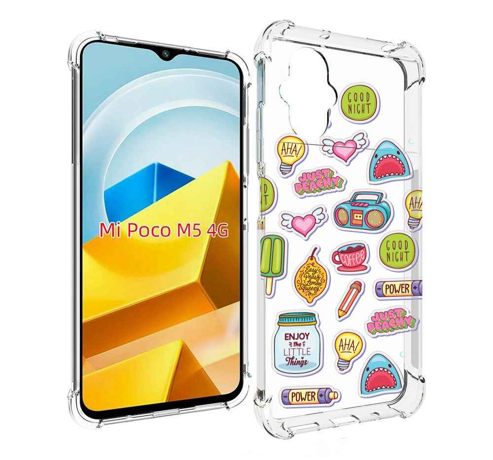 

Чехол MyPads Tocco для Xiaomi M5 стикер-пак, Прозрачный, Tocco