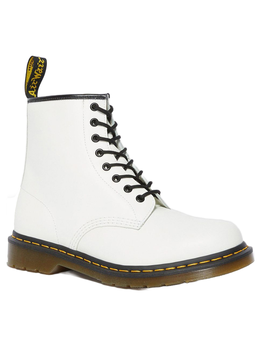 фото Ботинки женские dr.martens 11822100 белые 39 eu dr. martens