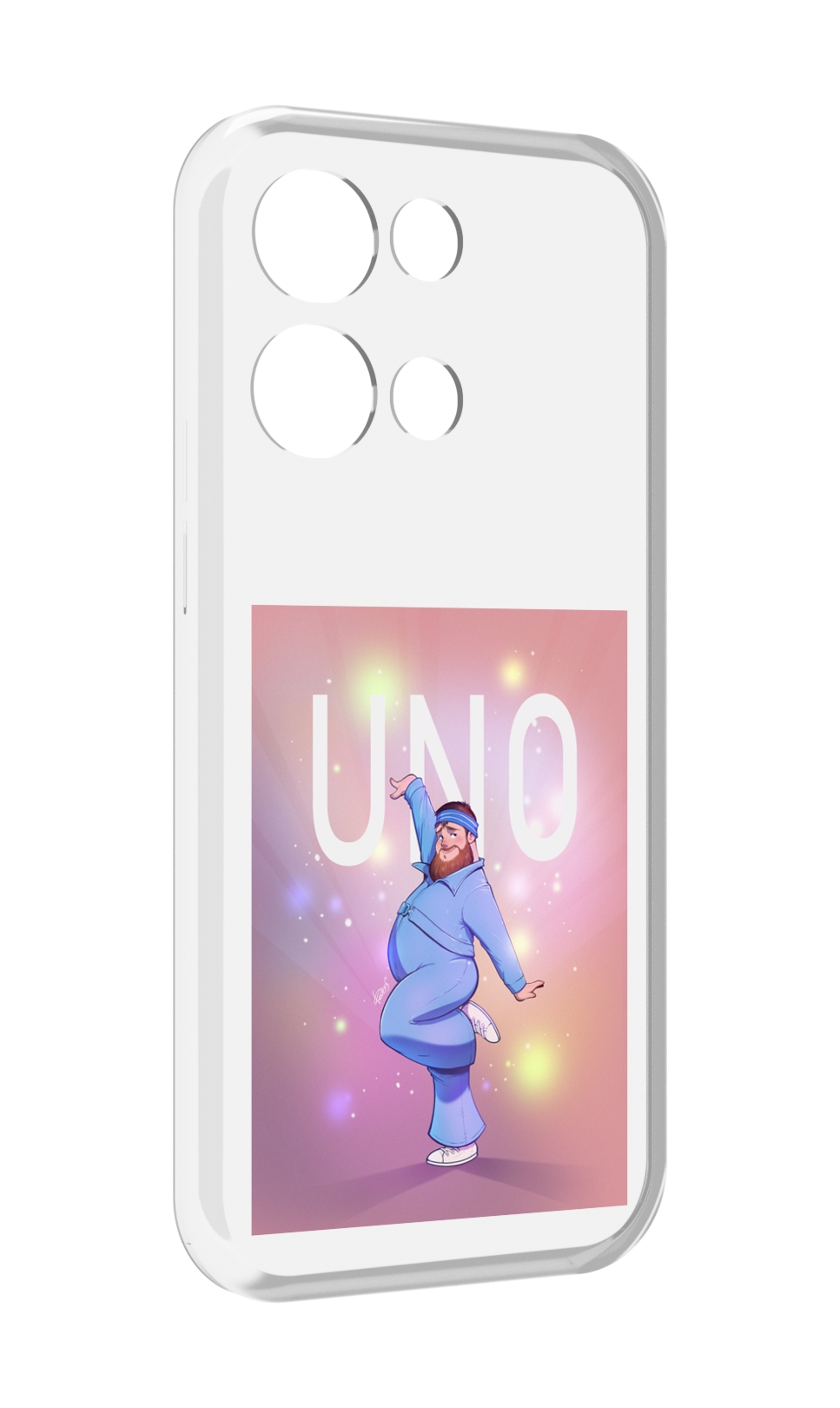 

Чехол MyPads UNO-танцор для OPPO Reno8 Pro, Прозрачный, Tocco