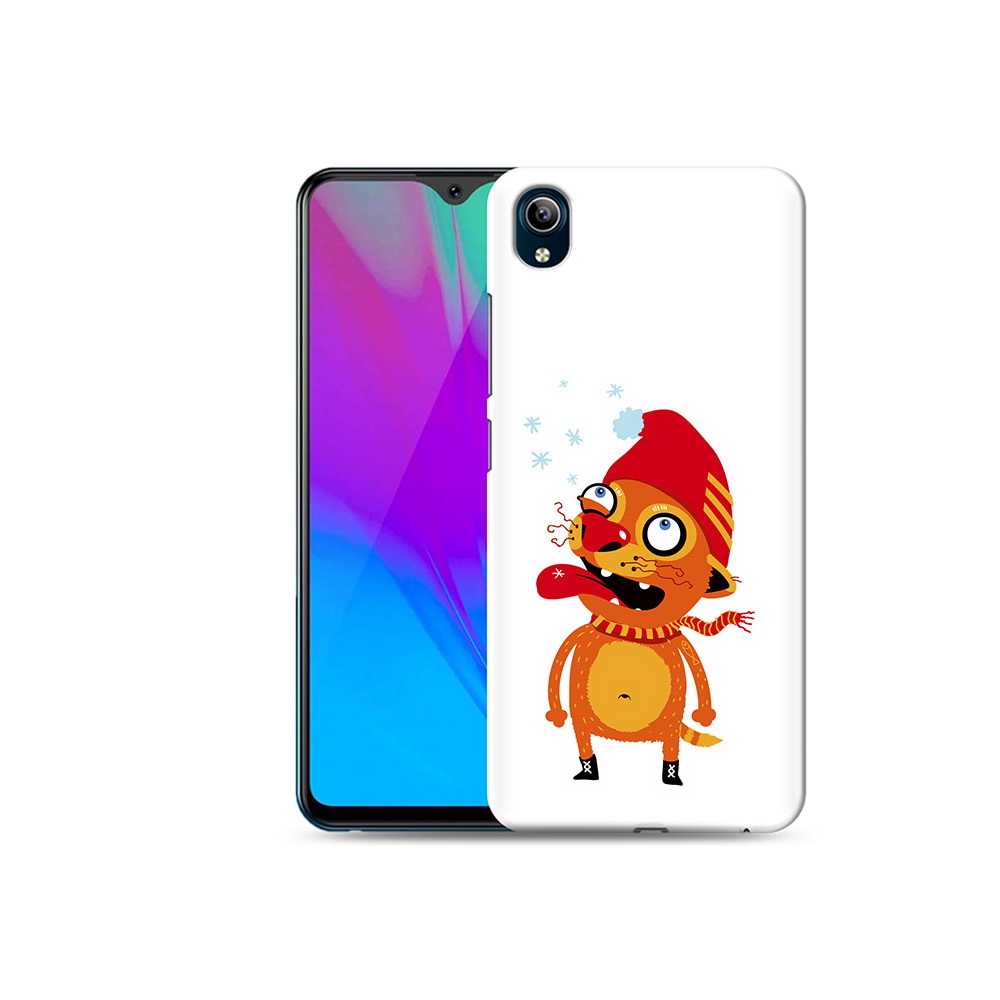 

Чехол MyPads Tocco для Vivo Y91C Зимний кот (PT156610.438.88), Прозрачный, Tocco