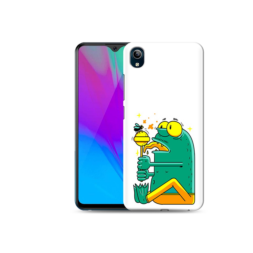 

Чехол MyPads Tocco для Vivo Y91C Зеленая лягушка с чупа чупсом (PT156610.438.85), Прозрачный, Tocco
