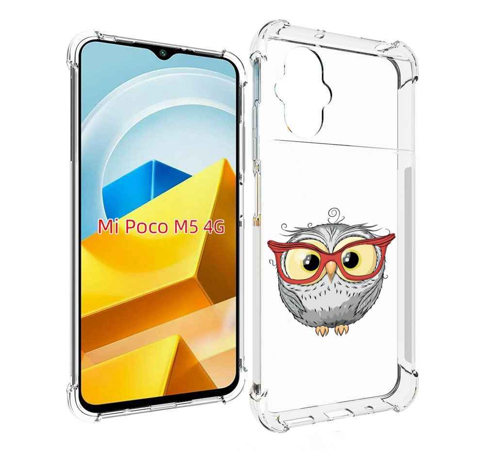 

Чехол MyPads Tocco для Xiaomi M5 сова-в-красных-очках, Прозрачный, Tocco