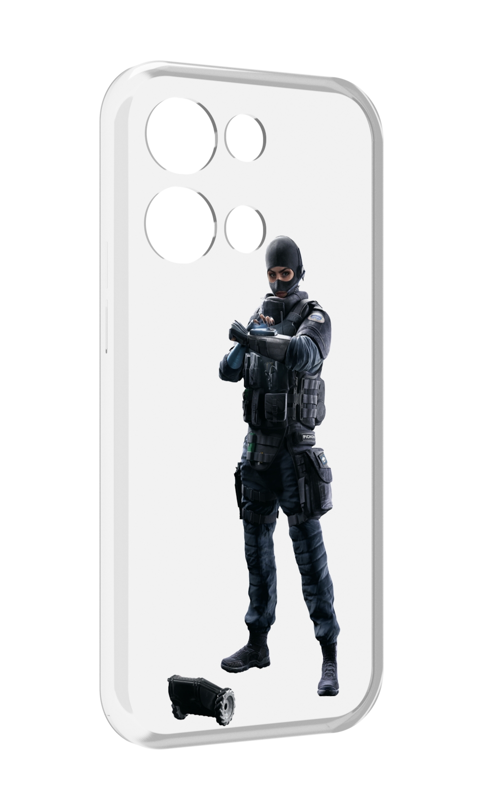 

Чехол MyPads Tom-Clancy's-Rainbow-Six-1 для OPPO Reno8 Pro, Прозрачный, Tocco