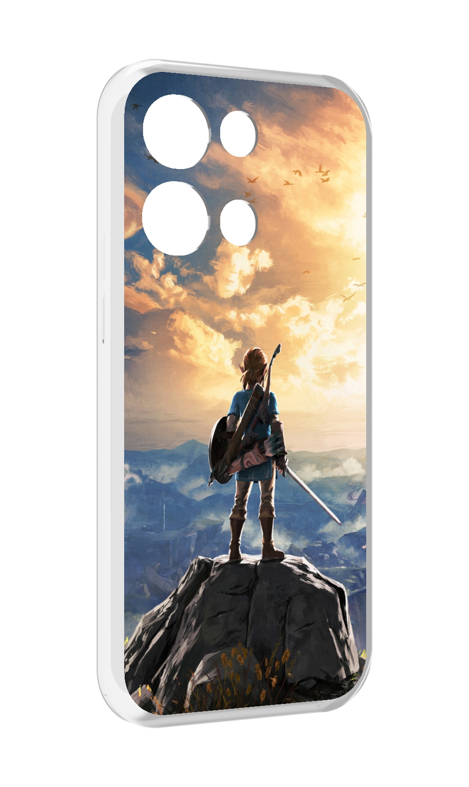 

Чехол MyPads The Legend of Zelda для OPPO Reno8 Pro, Прозрачный, Tocco