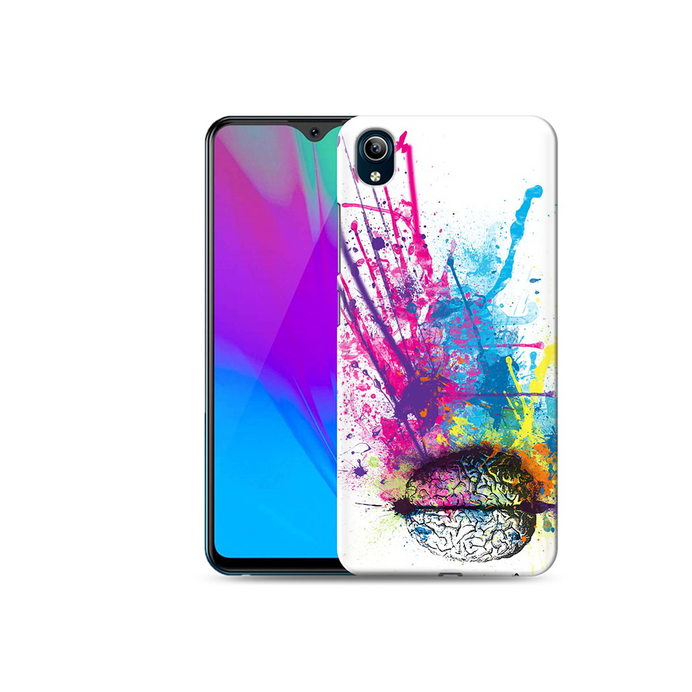 

Чехол MyPads Tocco для Vivo Y91C яркий красочный мозг (PT156610.438.710), Прозрачный, Tocco