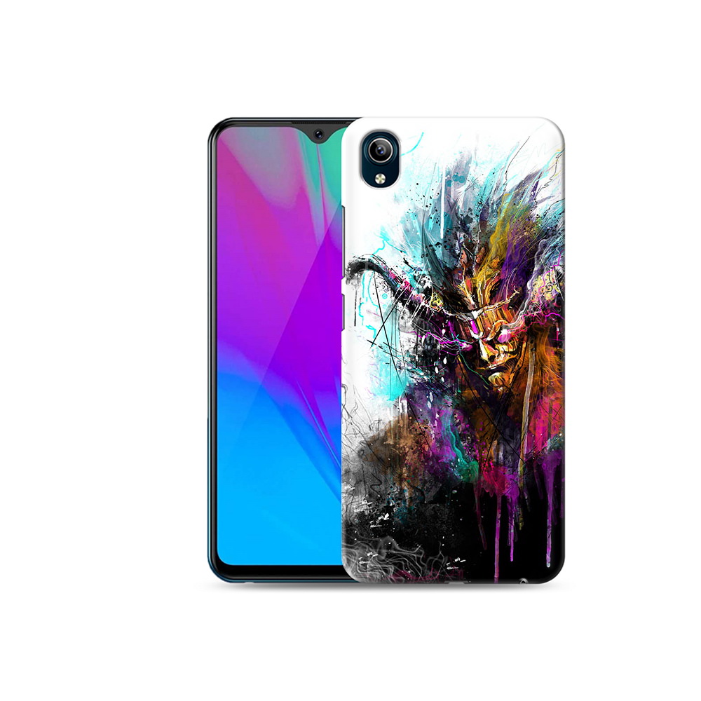 

Чехол MyPads Tocco для Vivo Y91C яркий дьявол (PT156610.438.709), Прозрачный, Tocco