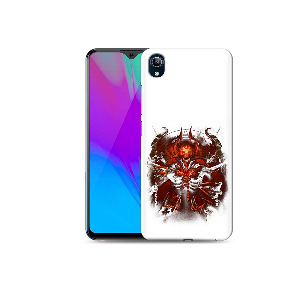 

Чехол MyPads Tocco для Vivo Y91C яркий демон (PT156610.438.708), Прозрачный, Tocco